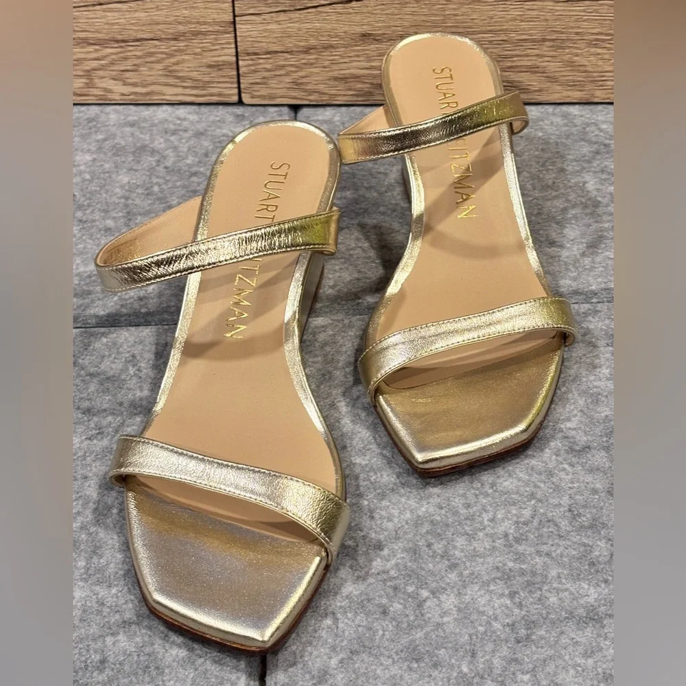 ✨ Stuart Weitzman Aleena 50 Wedge Sandals ✨ - Picture 1 of 6